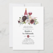 ブルゴーニュ&赤面ワインテイスティングブリデスメイドランチ 招待状 (正面)