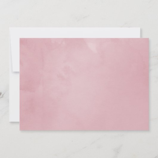 ブルゴーニュ&赤面幾何学洗礼または《キリスト教》洗礼式や命名式 招待状 (裏面)