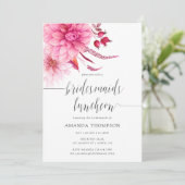 ブルゴーニュ&赤面秋の秋ブリデスメイドランチョン 招待状 (スタンド正面)