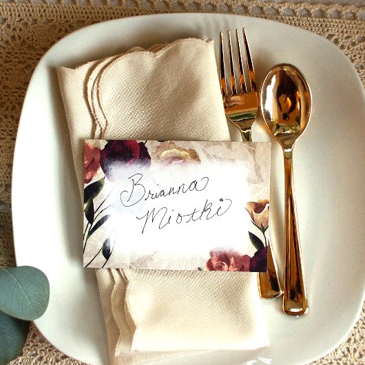 ブルゴーニュ，赤面，ベージュバラ名座席表 招待状