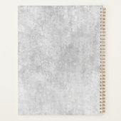 ブルゴーニュ、赤面、ホワイトローズウェディングプランナー プランナー手帳 (裏面)