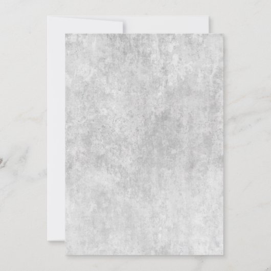 ブルゴーニュ、赤面、ホワイトローズ婚約パーティ 招待状 (裏面)