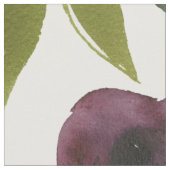 ブルゴーニュ、赤面、海軍フローラ ファブリック (クローズアップ)