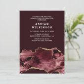 ブルゴーニュ&金ゴールドアゲート卒業 招待状 (スタンド正面)