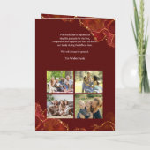 ブルゴーニュ&金ゴールドサービス注文の折り畳みプログラム プログラム (裏面)