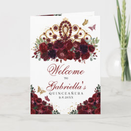 ブルゴーニュ&金ゴールドティアラキンセアニェラプログラム 招待状