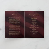 ブルゴーニュ・金ゴールド書道記念事業 カード (内部)