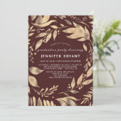 ブルゴーニュ・金ゴールド離れ秋卒業党 招待状 (スタンド正面)