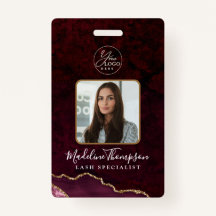 ブルゴーニュAgate大理石ビジネスロゴ会社ID