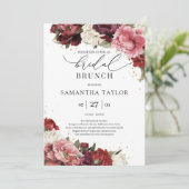 ブルゴーニュblusnマウヴバラ牡丹ブライダルブランチ 招待状 (スタンド正面)