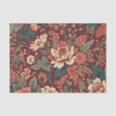 ブルゴーニュChinoiserieグランドミレニアトワールフローラ 薄葉紙 (正面)
