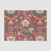 ブルゴーニュChinoiserieグランドミレニアトワールフローラ 薄葉紙 (正面)