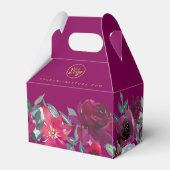 ブルゴーニュSageグリーンブルーフローラブランド フェイバーボックス (裏面サイド)