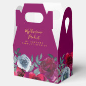 ブルゴーニュSageグリーンブルーフローラブランド フェイバーボックス (オープン)