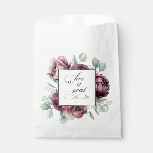 ブルゴーニ素朴ーフローラ愛は甘い フェイバーバッグ (正面)