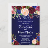 ブルゴーニ素朴ーフローラ 招待状 (正面)