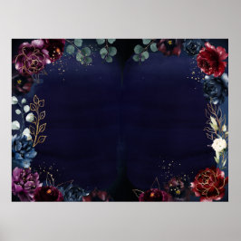 ブルゴーニ結婚ー海軍の空白のポスター40 x 30" ポスター