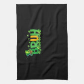 ブルサンパトリックの日10代の少年の子供のギフトおもしろいT キッチンタオル (縦)