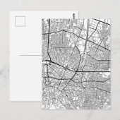 ブルサ トルコ 地図 ポストカード (正面/裏面)