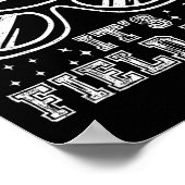 ブルザフィールドデイ先生男の子ガールズキッズハッピーF ポスター (角)