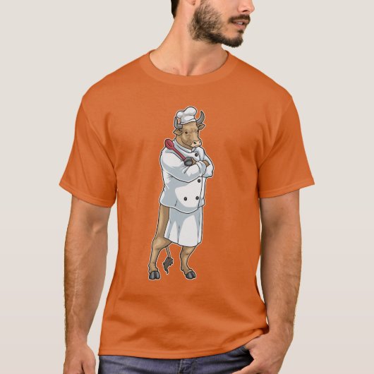 ブルシェフ調理スプーン クック Tシャツ (正面)