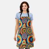 ブルシカラフルー エプロン (着用した状態)