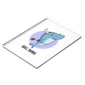 ブルシャークおもしろいアニマルシャークパン ノートブック (左側)