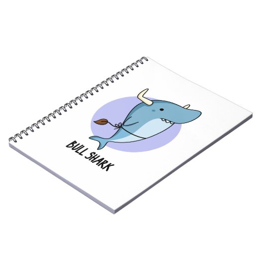 ブルシャークおもしろいアニマルシャークパン ノートブック (左側)
