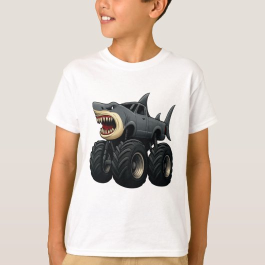 ブルシャークモンスタートラック Tシャツ (正面)