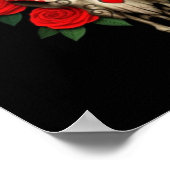 ブルシュガースカルとレッドローゼオンブラック ポスター (角)