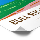 ブルショールズホワイトリバー州パークアーカンソー ポスター (角)