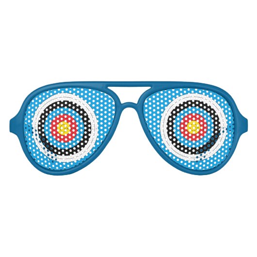 ブルシーアイアーチェリーターゲットパーティー アビエーターサングラス (正面)