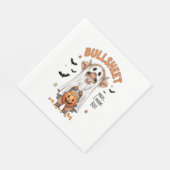 ブルシートハイランドカウーおもしろい幽霊 スタンダードランチョンナプキン (角)