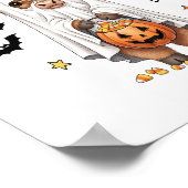 ブルシートハイランドカウーおもしろい幽霊 ポスター (角)