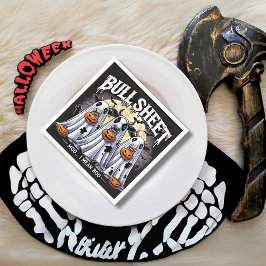 ブルシートモーがおもしろいハロウィーン スタンダードカクテルナプキン