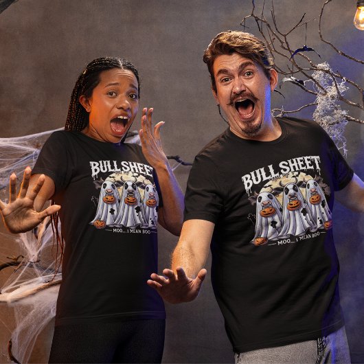 ブルシートモーはおもしろいハロウィーン大人 Tシャツ