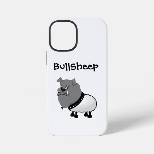 ブルシープ 楽しい iPhoneケース (裏面)