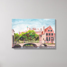 ブルジェスブリッジバイファリダグリーンフィールド キャンバスプリント