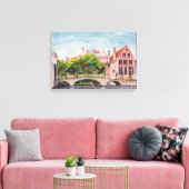 ブルジェスブリッジバイファリダグリーンフィールド キャンバスプリント (インサイチュ (リビング))