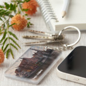 ブルジェスベルギーのヴィンテージ旅行キーチェーン キーホルダー (正面右)