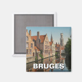 ブルジェスベルギートラベルサミナリーヴィンテージ マグネット (正面/裏面)