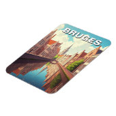 ブルジェスベルギー旅行記念品 マグネット (左側)