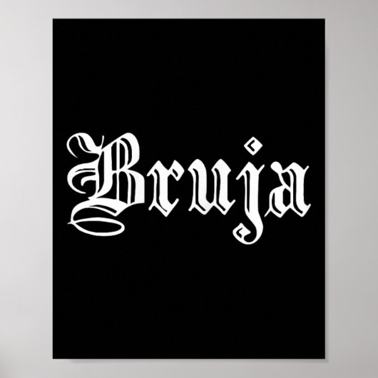 ブルジャディアデムエルトスメキシカンハロウィンウィッチラテン ポスター (正面)