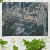 ブルジュカリファビュー,ドバイ キッチンタオル (折り畳み)