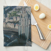 ブルジュカリファビュー,ドバイ キッチンタオル (四つ折り)