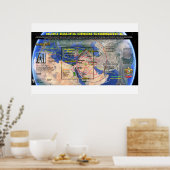 ブルジュカリファプレアデス模様6 ポスター (キッチン)