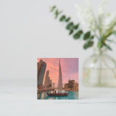 ブルジュカリファボートレイクシティスケープ スクエア名刺 (スタンド正面)