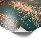 ブルジュカリファボートレイクシティスケープ フォトプリント            (角)