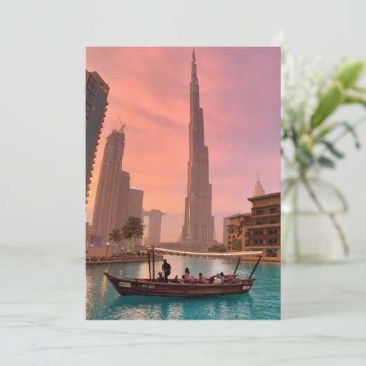 ブルジュカリファボートレイクシティスケープ 招待状 (スタンド正面)