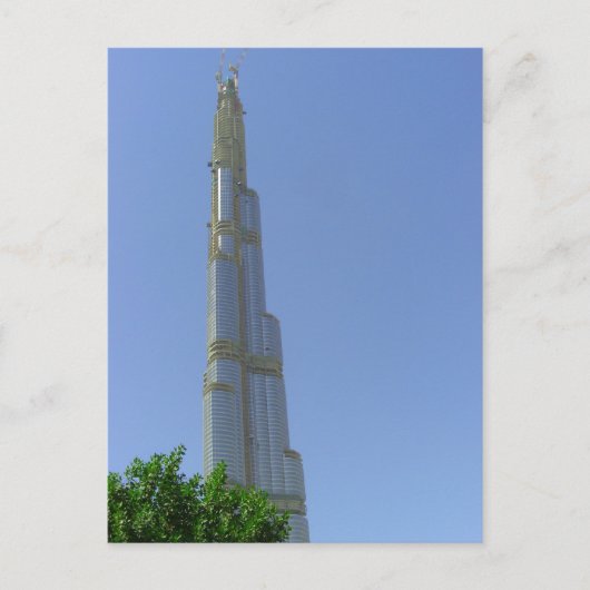ブルジュドバイ、ドバイタワー、ブルジュカリファ ポストカード (正面)